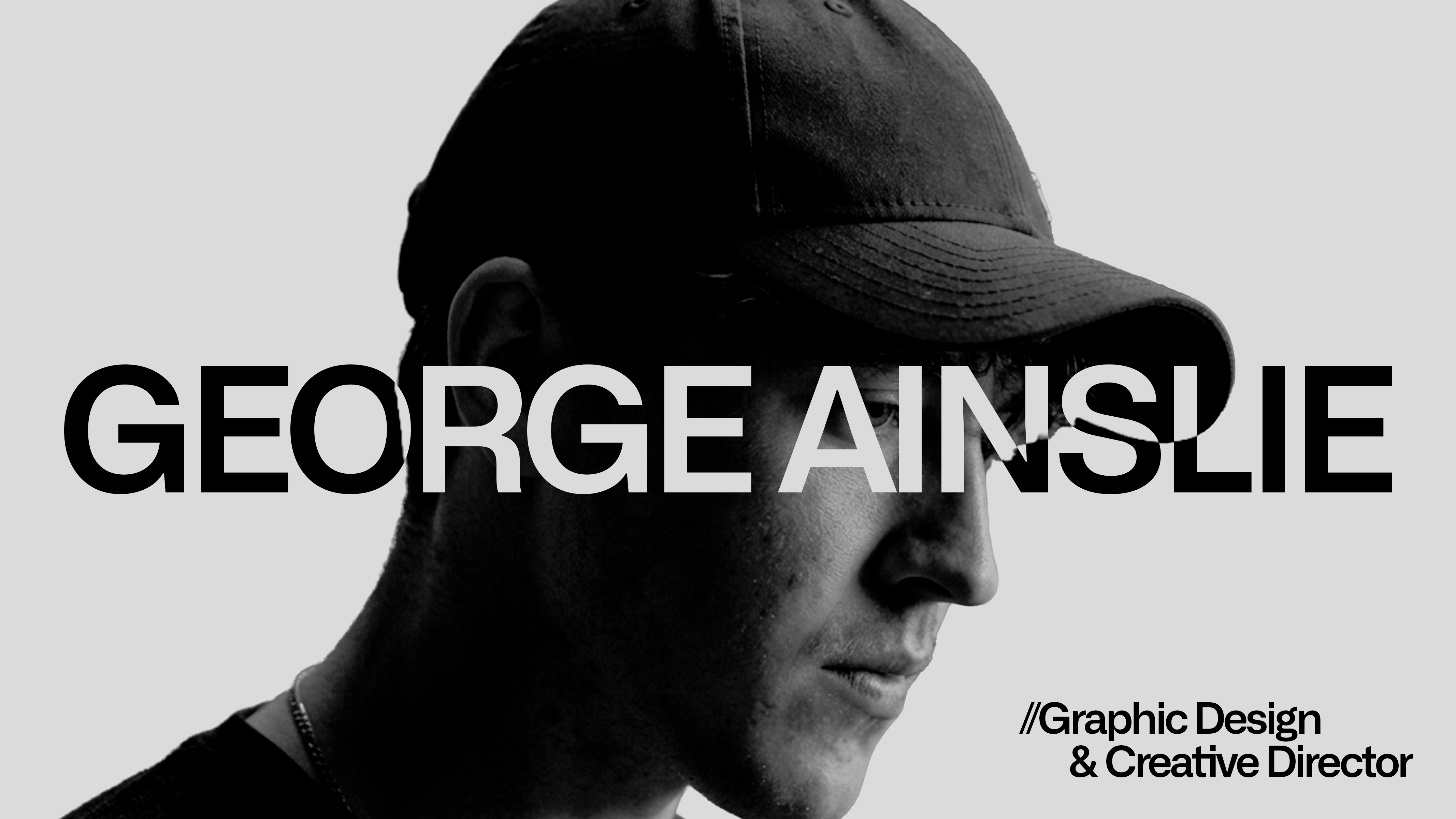 George Ainslie, graphic designer and creative director